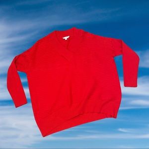 Red sweather / woman / xlarge / cherry red